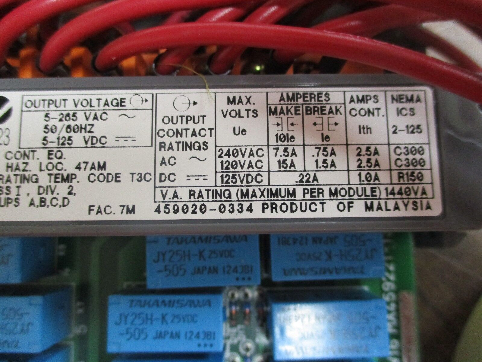 Allen-Bradley SLC 500 Output Module 1746-OW16 Ser D. DIR/VIR: 95320969/03 Used