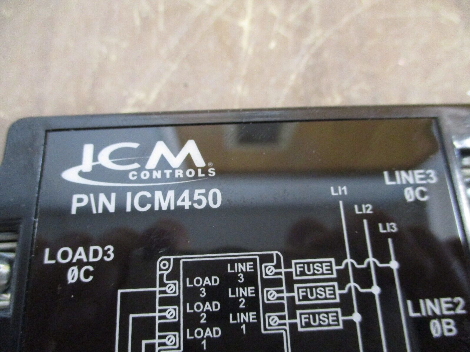 ICM Controls 3Ph Voltage Monitor ICM450 190-630V 50-60Hz Used