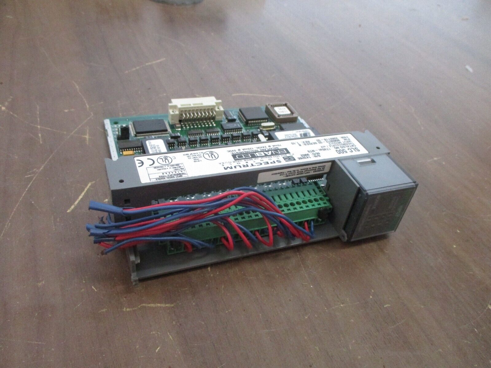 Spectrum Controls SLC 500 Thermocouple / MV Input Module 1746sc-NT8 Ser. B Used