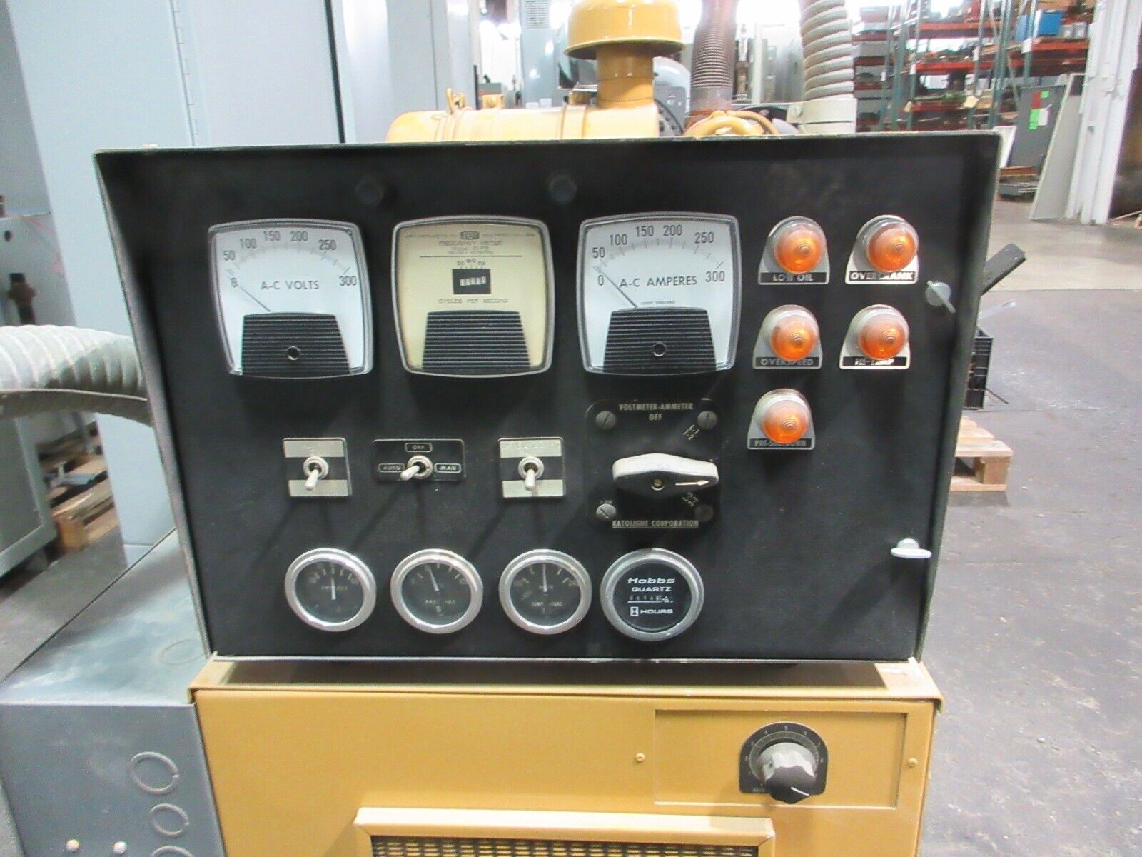 Katolight Generator D60FPH4 60kW 75kVA 120/208V 3Ph 60Hz 4/12 Wire Used