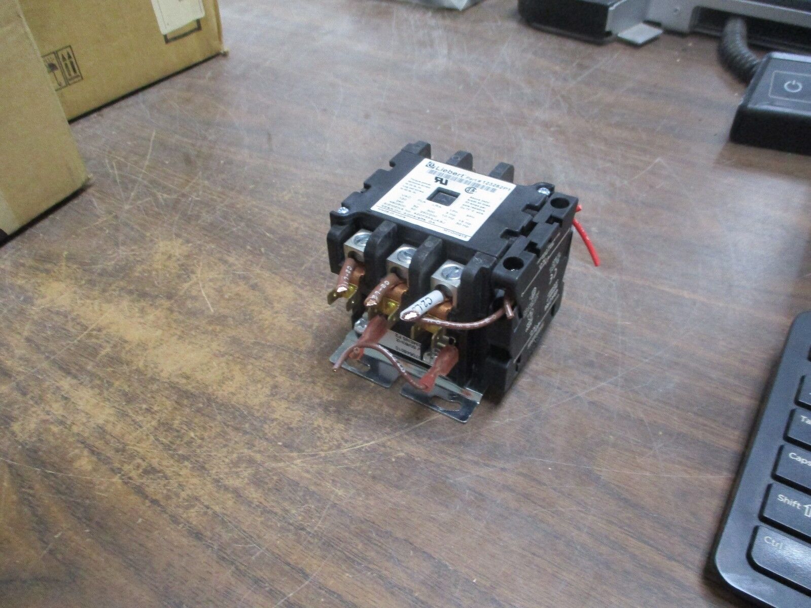 Liebert Contactor 123282P1 24V Coil 50A 600V Used