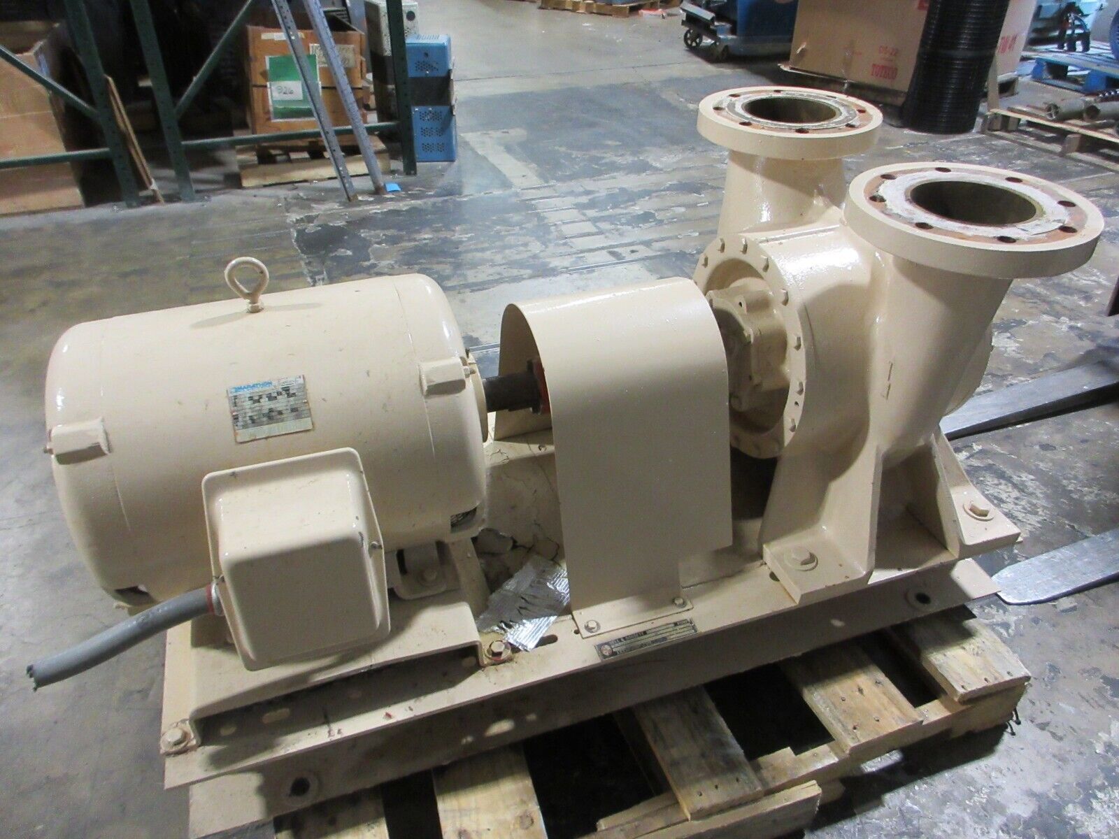 Bell & Gossett 6X6X12L Pump VSC BF 10-7/8 LHR 40HP 1750RPM 1050GPM Used