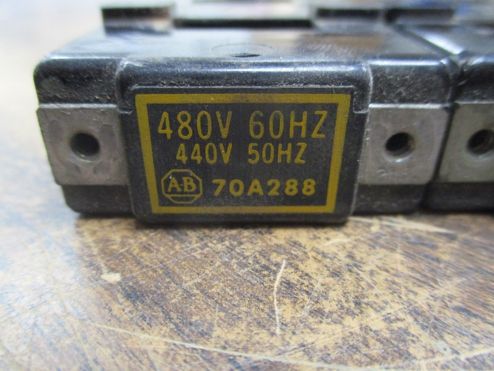Allen-Bradley Magnetic Coil 70A288 480V@60Hz 440V@50Hz *Lot of 2* Used