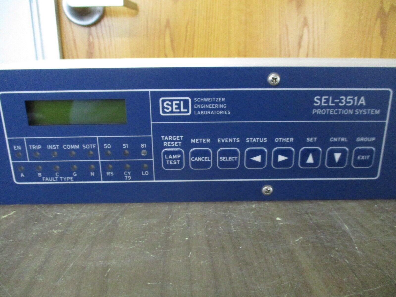 SEL SEL-351A Protection System 0351A0H0X2A11X1 Supply: 24/48VDC Logic: 24VDC