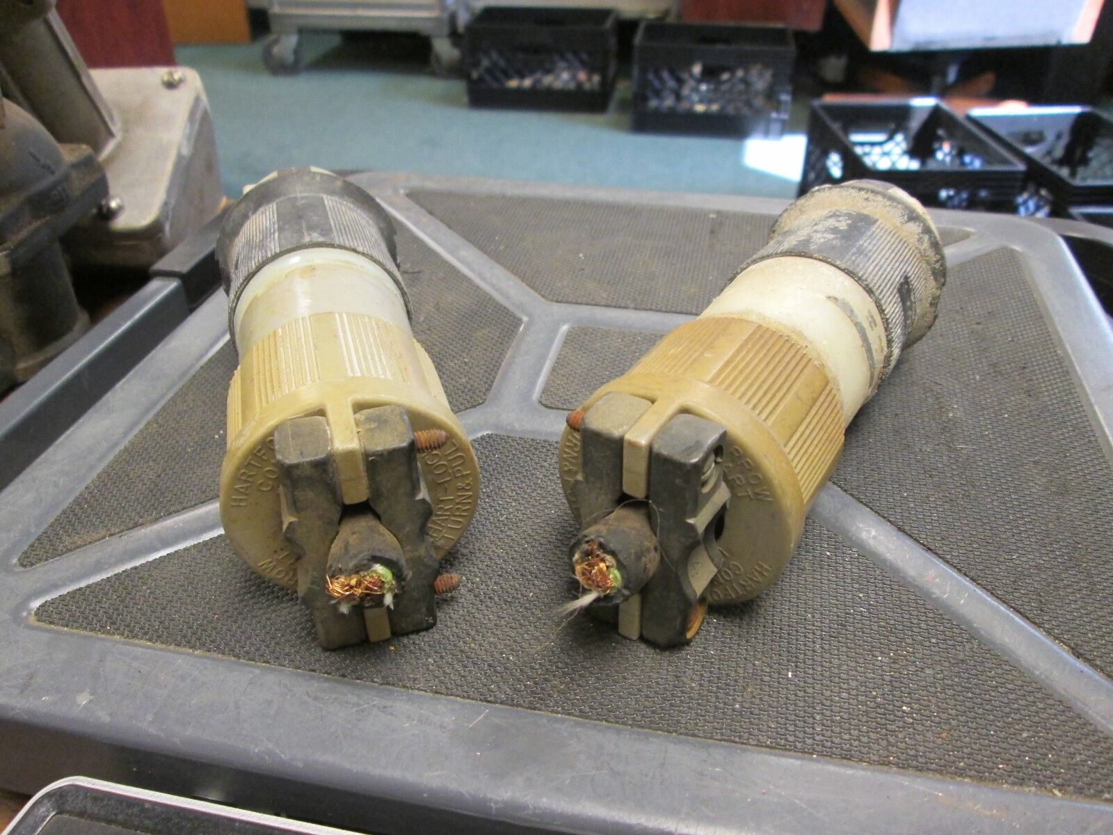 Hubbell / Arrow Hart Plug Set 20A 250V 3P **Lot of 2**