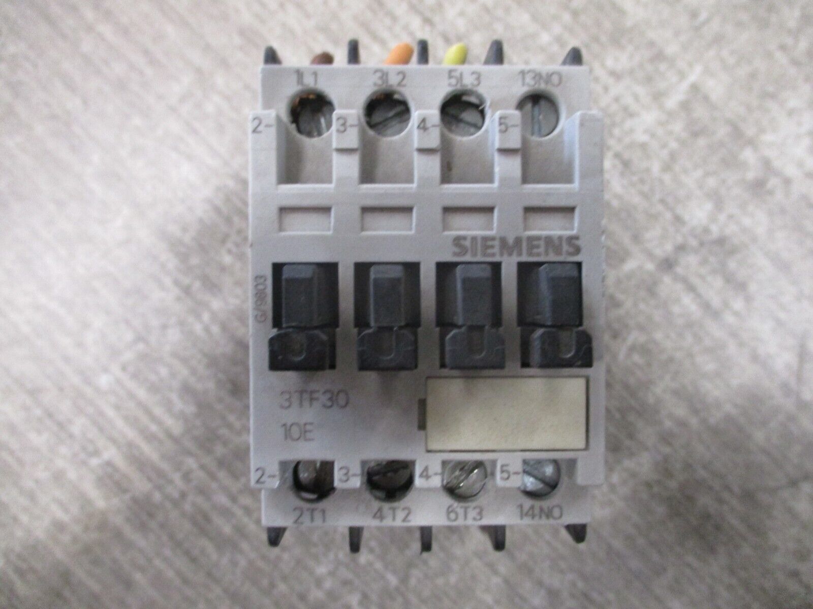 Siemens Contactor 3TF3010-0A 480V Coil 20 600V Used