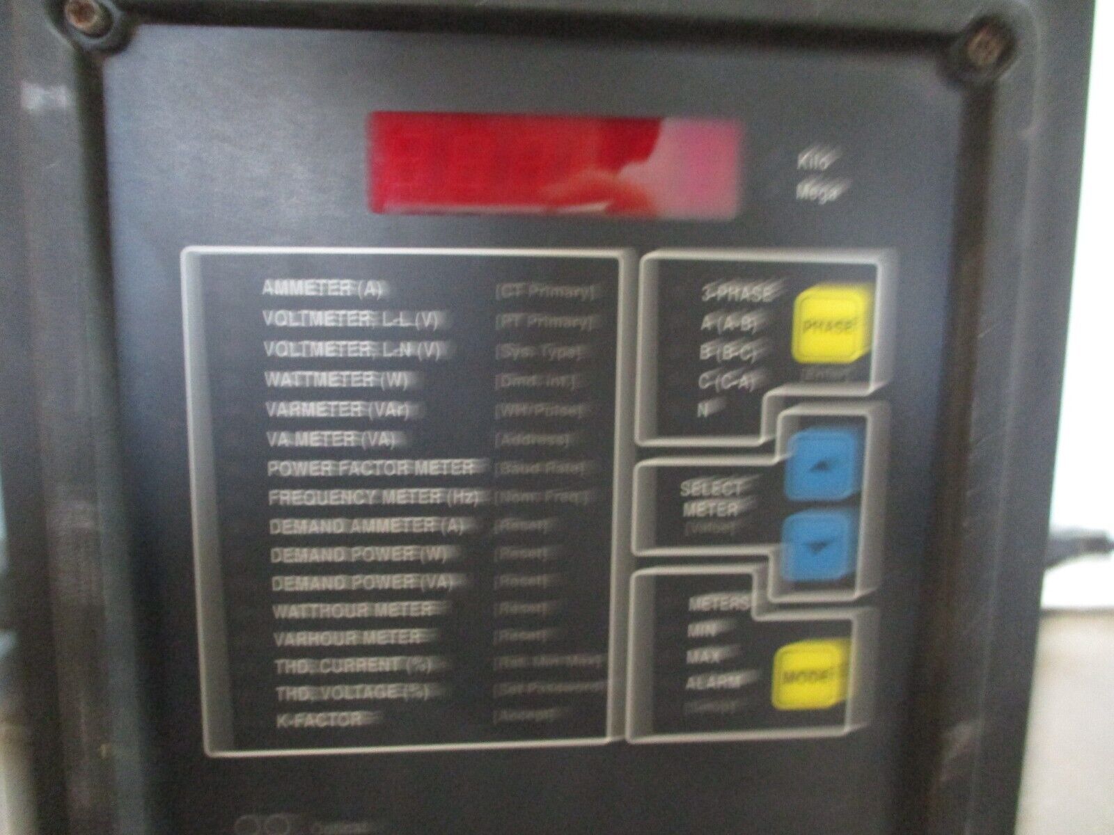 Square D PowerLogic Circuit Monitor 3020-CM-2450 3020-IOM-44 Input 120V Used