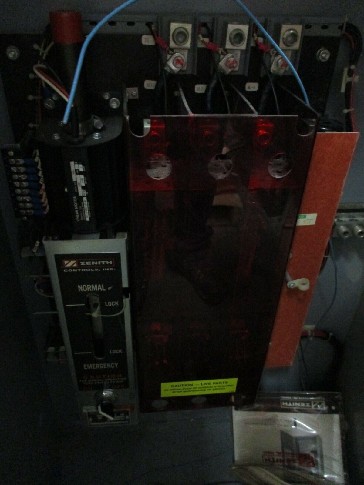 Zenith Automatic Transfer Switch ZTS15EC-7AAAAELLPTVA 150A 480V 60Hz 3Ph Used