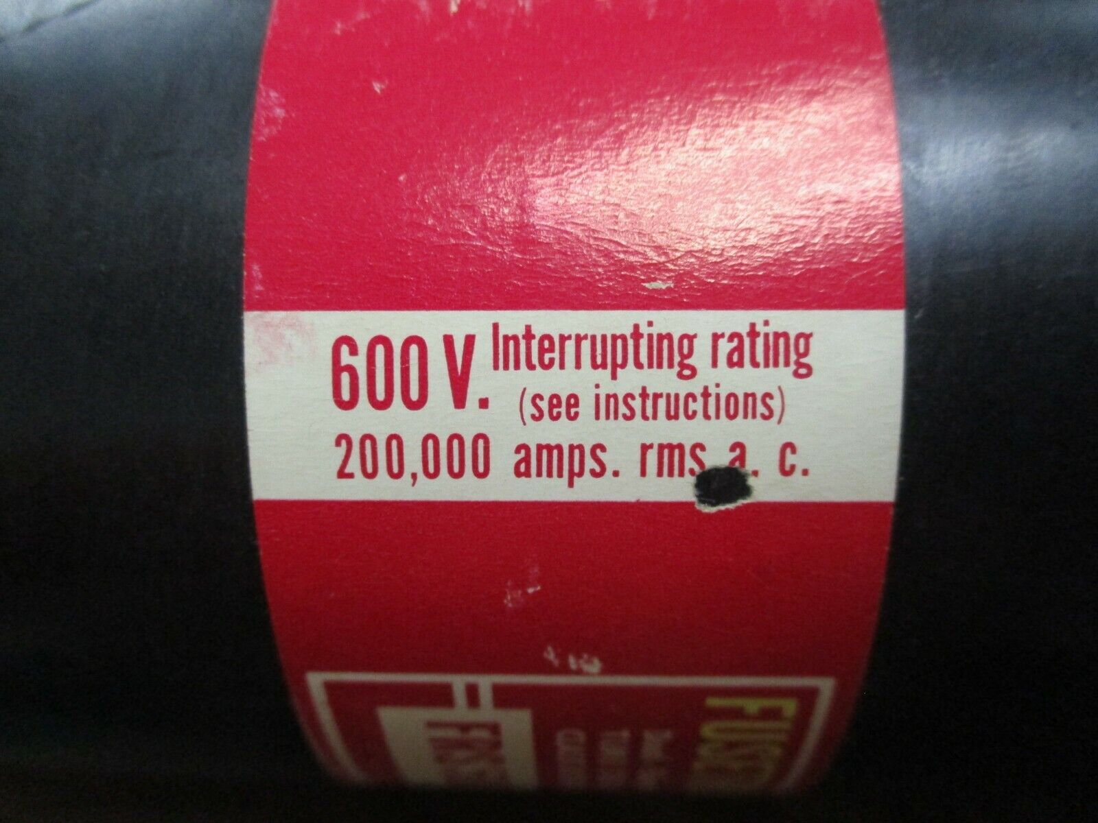 Bussmann Fusetron Fuse FRS 500 600V 500A New Surplus