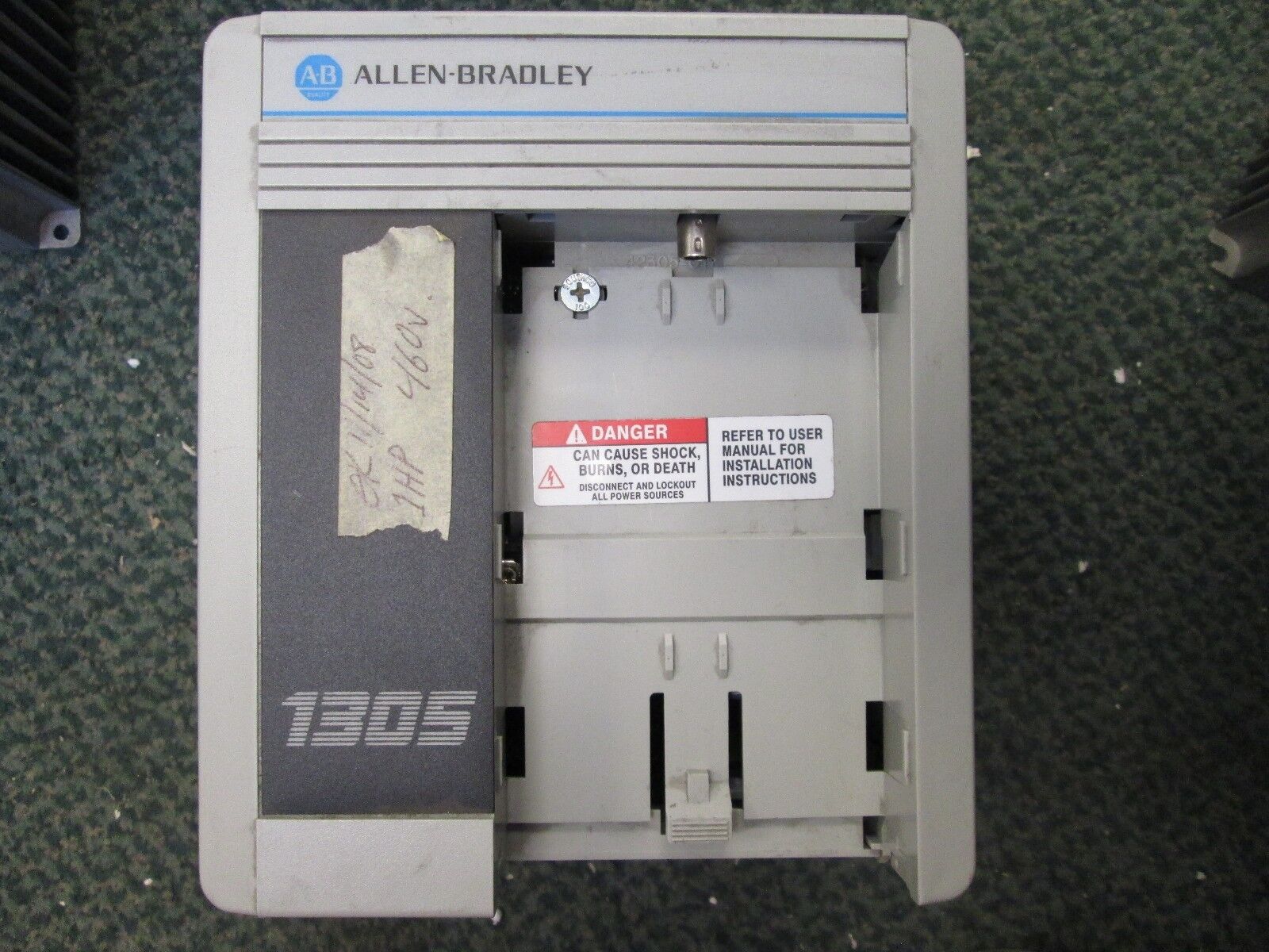 Allen-Bradley 1305 AC Drive 1305-BA03A 1HP *Missing Cover* Series May Vary Used
