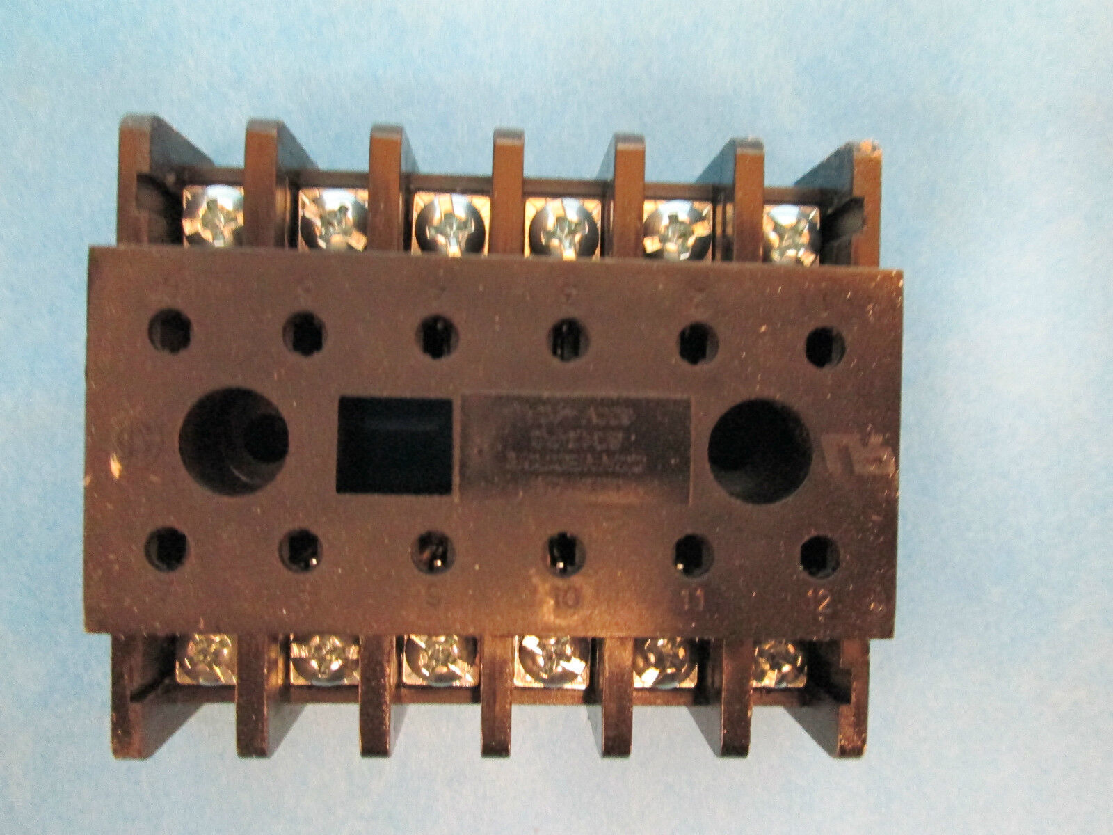 Custom Connector Relay Base 10A 600V SD12 *Box of 5* New Surplus