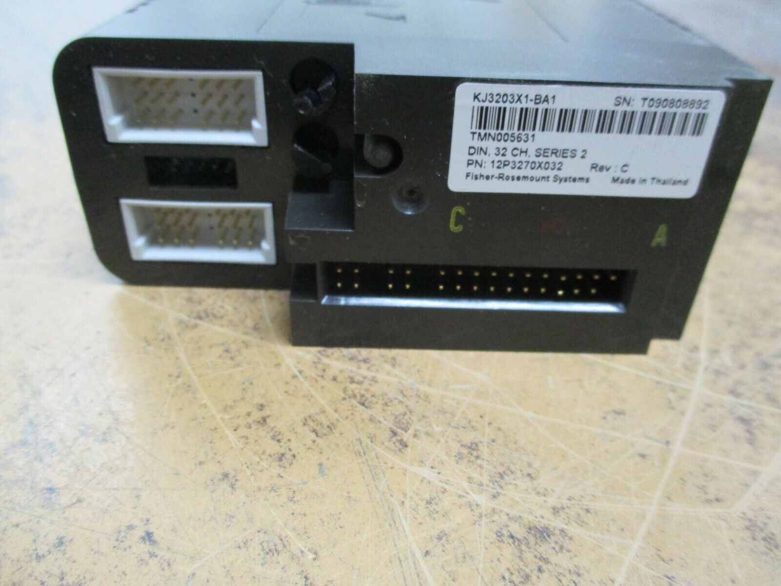 Emerson KJ3203X1-BA1 Dry Contact, Series 2 Digital Input Module 12P3270X032 Used