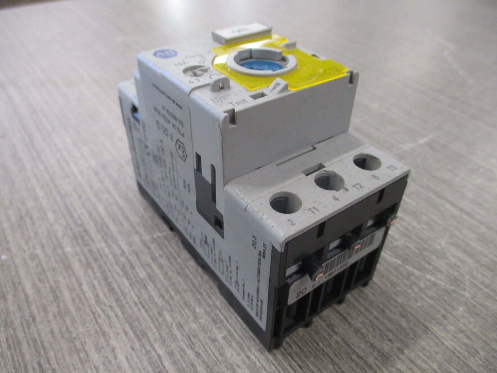 Allen-Bradley Manual Motor Protector 140M-C2E-C10 Trip: 6.3-10A *No Handle* Used