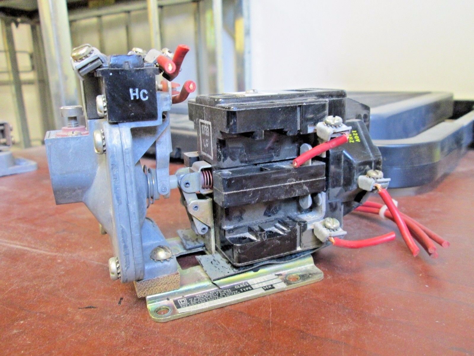 Square D Relay Timer 8501 DE0-20 120V Coil 600V Used