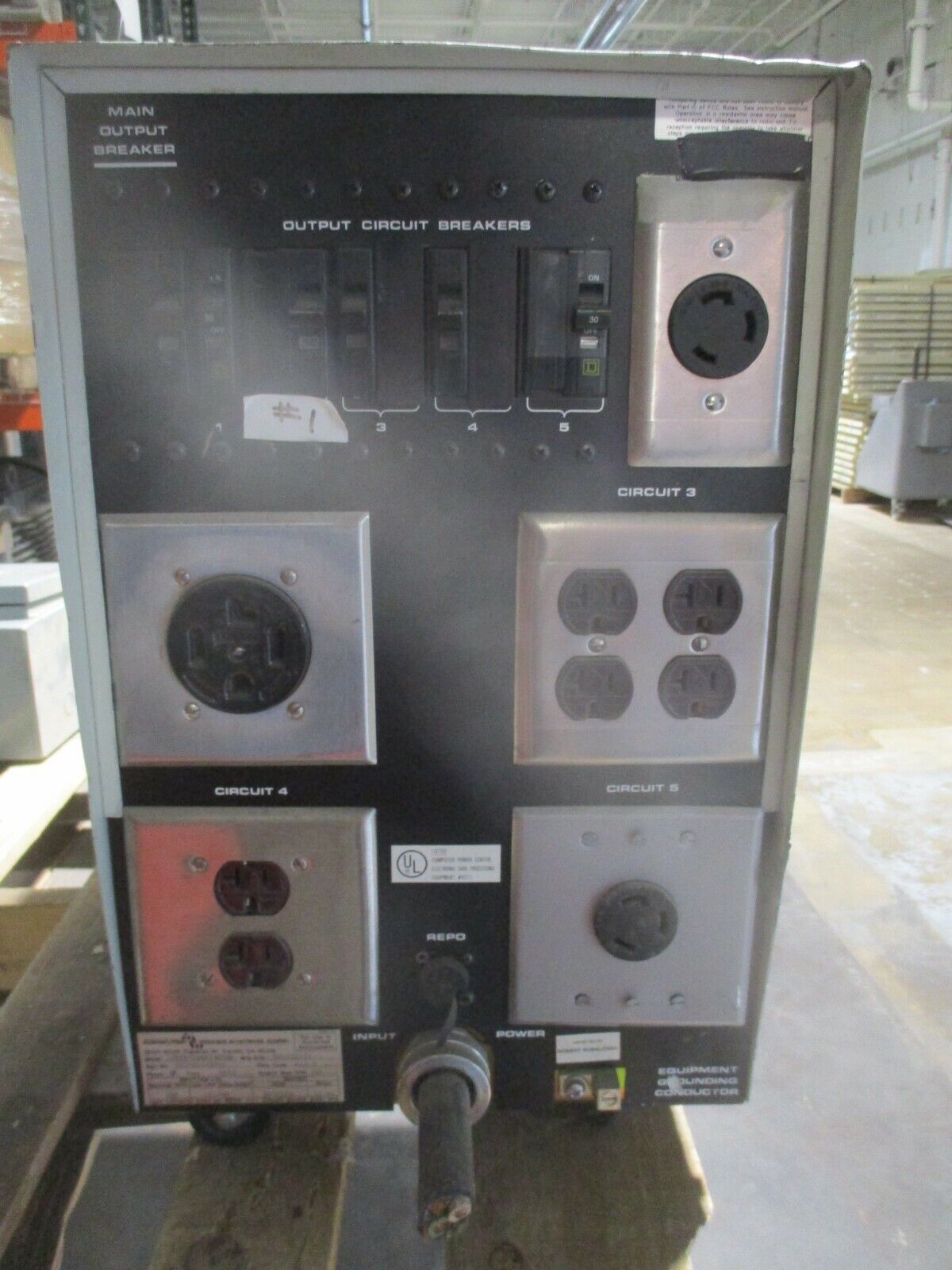 Computer Power Systems Corp. MPII-10EX/38086 Power Supply 92200211NV40 10KVA