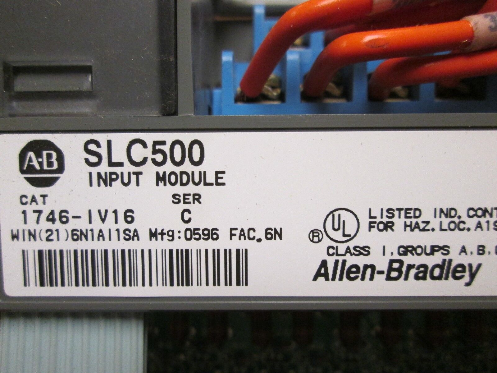 Allen-Bradley SLC 500 Input Module 1746-IV16 10-30VDC Used