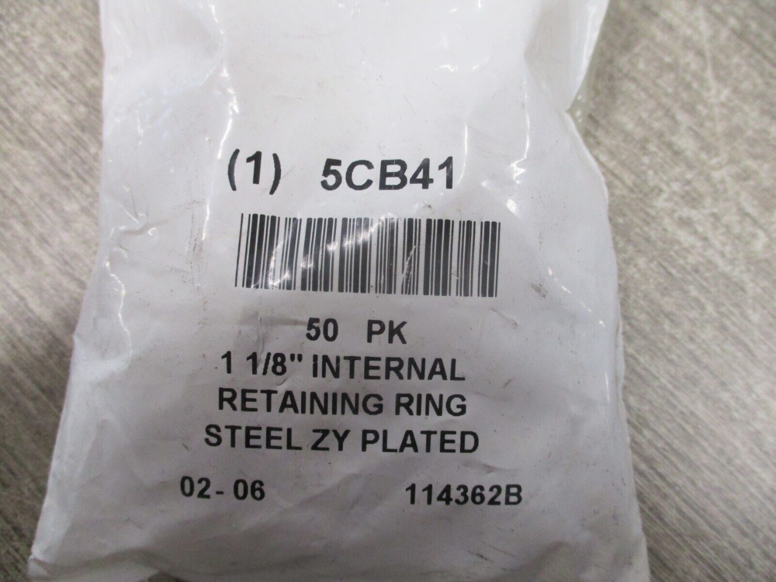 Rotor Clip Retaining Ring 5CB41 1 1/8" Internal 50-Pack New Surplus