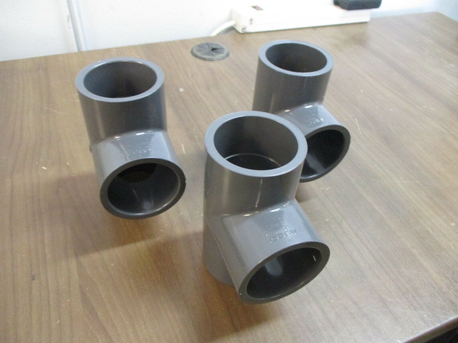 McMaster-Carr PVC Tee Pipe Fitting 4881K116 Pipe Size: 2 *Lot of 3* New Surplus