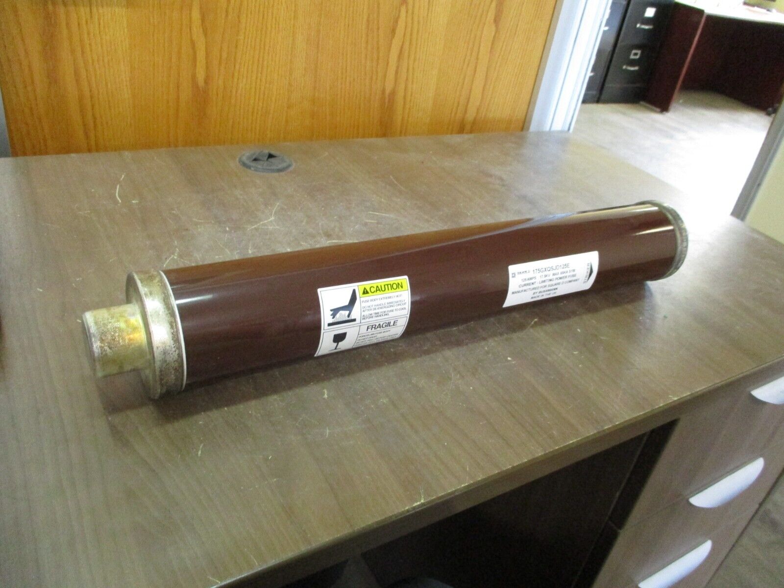 Square D Fuse 175GXQSJD125E 125A 17.5kV Used