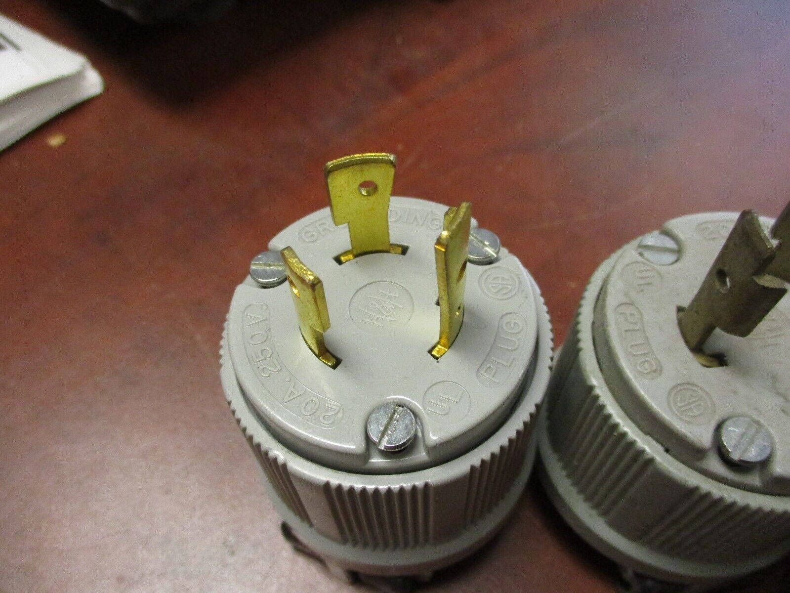 Misc. Brand Nema L6-20 Plug 20A 250V 2P 3W *Lot of 5* Used