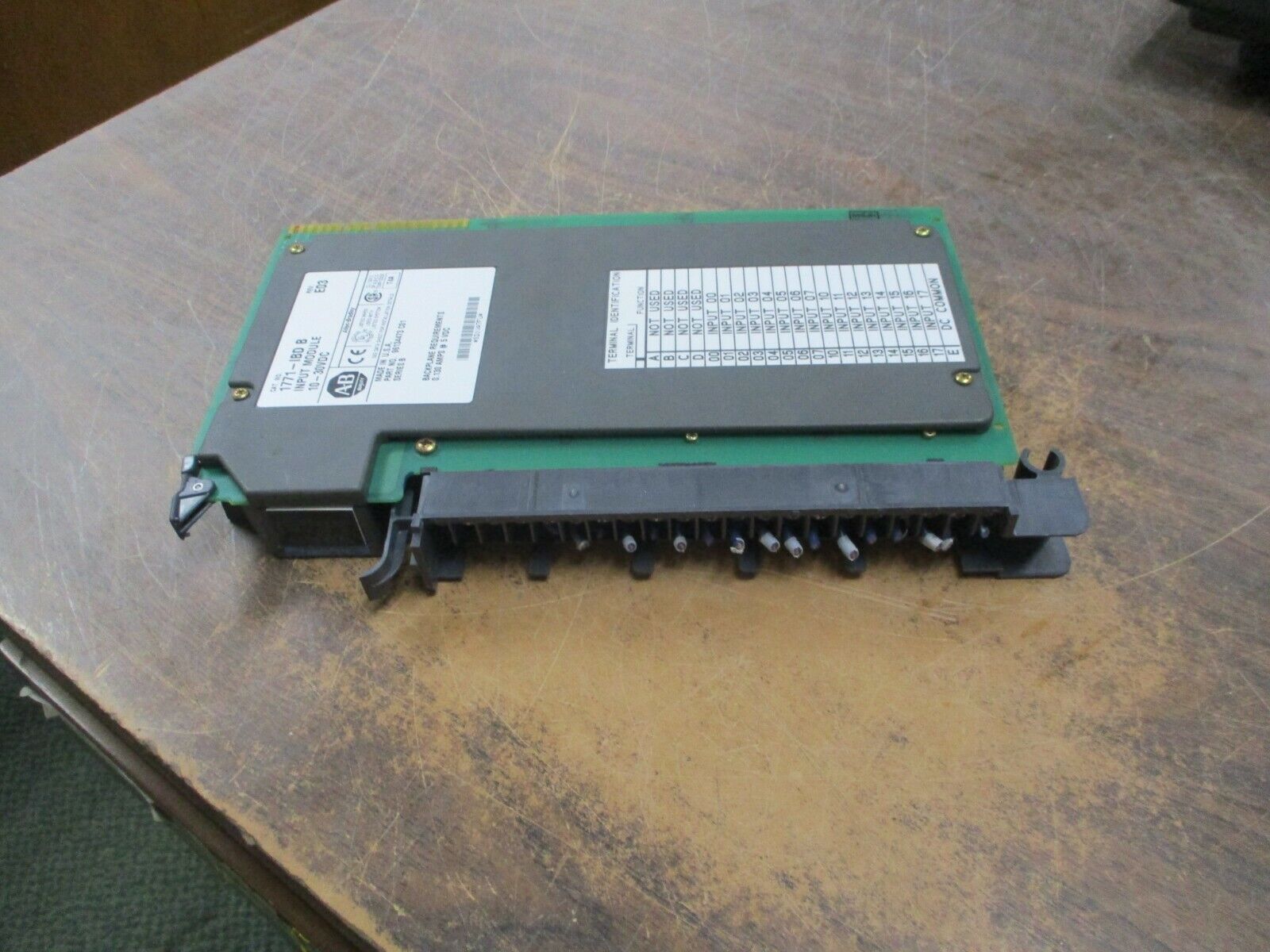 Allen-Bradley DC Input Module 1771-IBD B Ser. B Rev. E03 10-30VDC Used