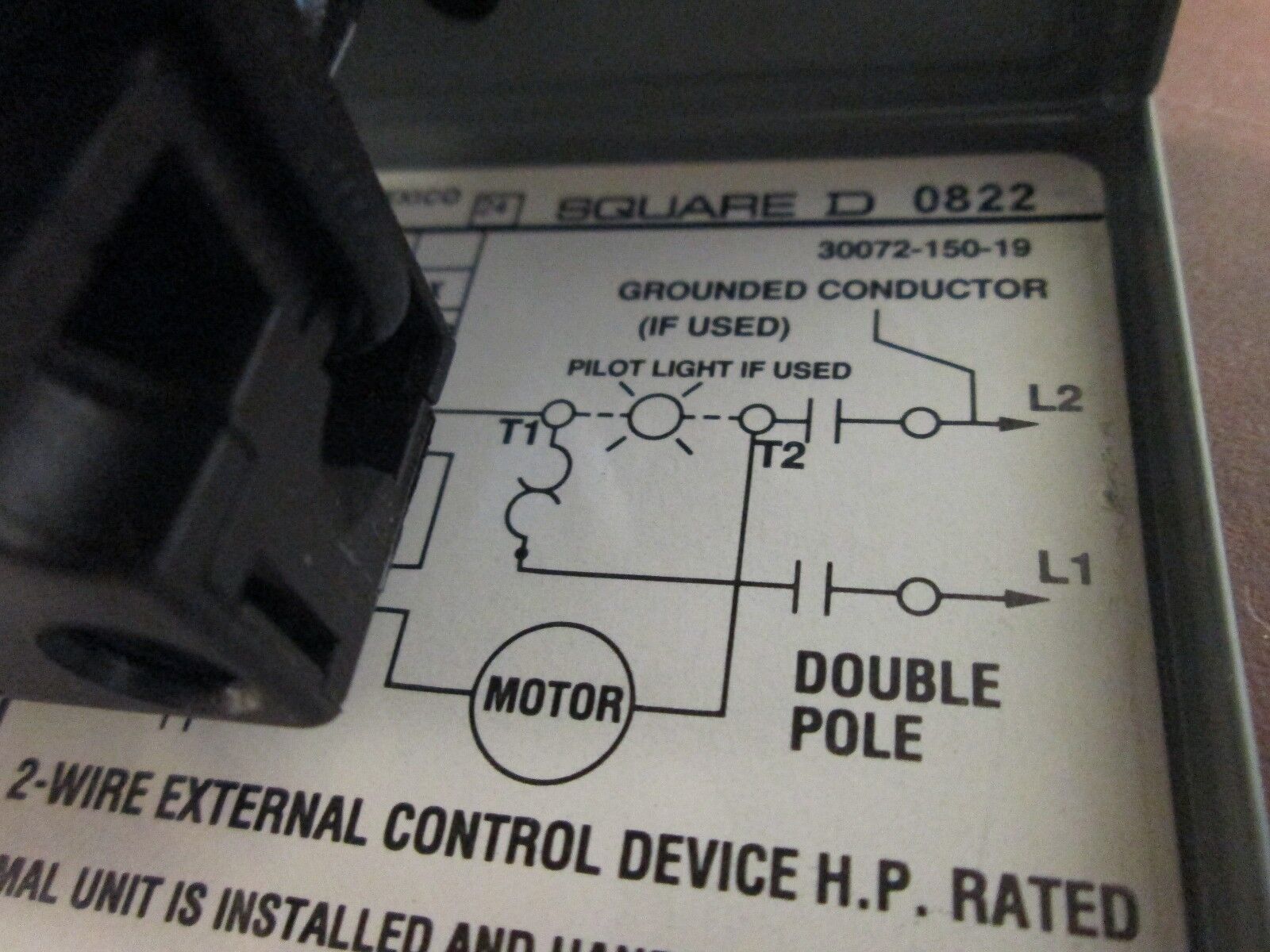 Square D Manual Starter 2510 FG71 New Surplus