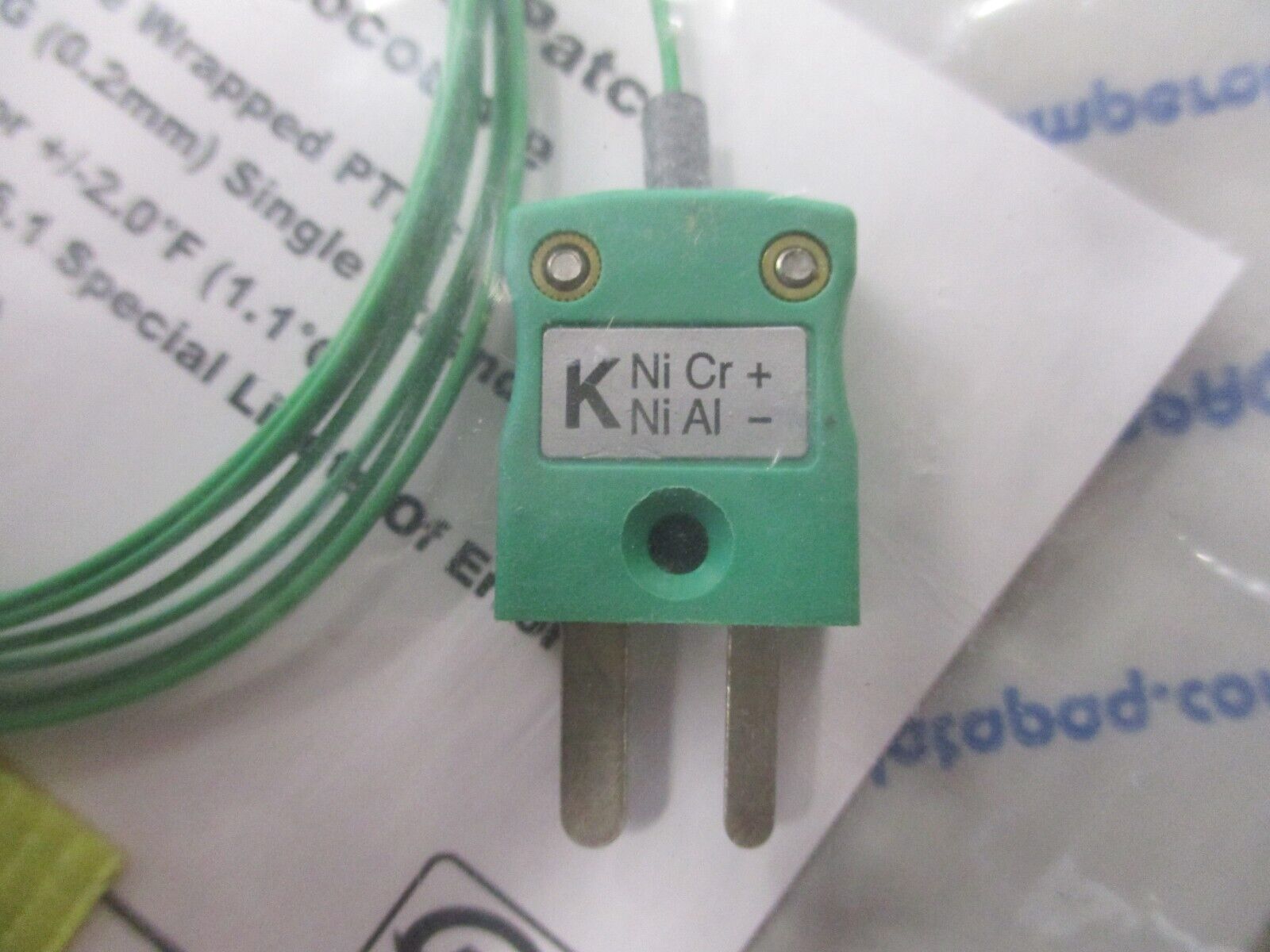 Datapaq Light Duty Patch Thermocouple PA0060B Type K New Surplus