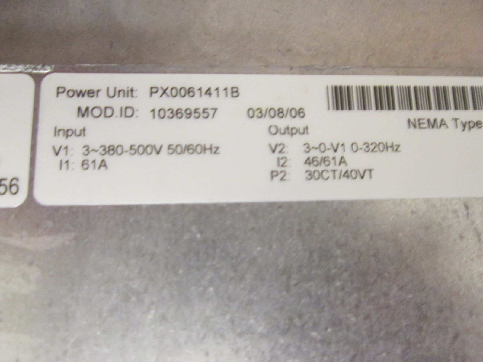 Eaton HVX9000 Variable Torque AC Drive w/ Intellipass HVX04014B1CB 40HP VT 3Ph