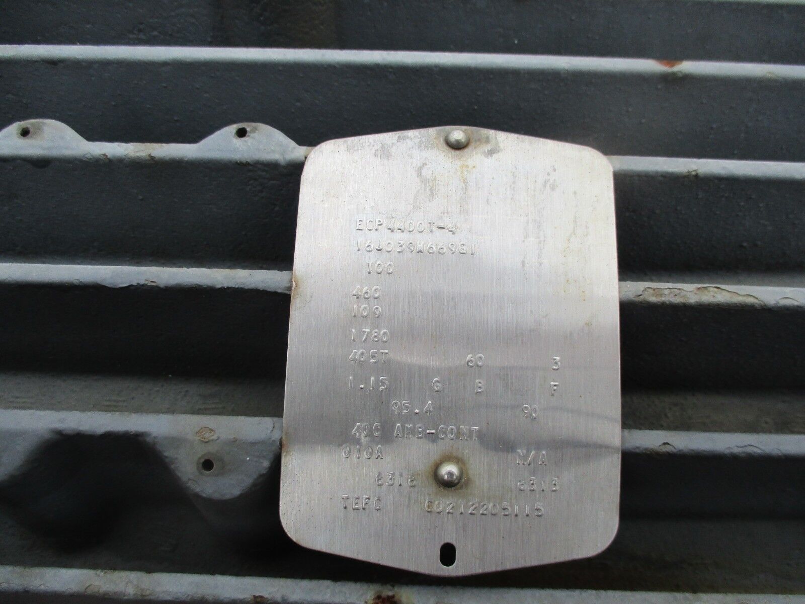 Ceilcote FRP Fume Exhauster V16407 100 36 FRP FE-36 100HP 1800RPM 36" Fan Diam.