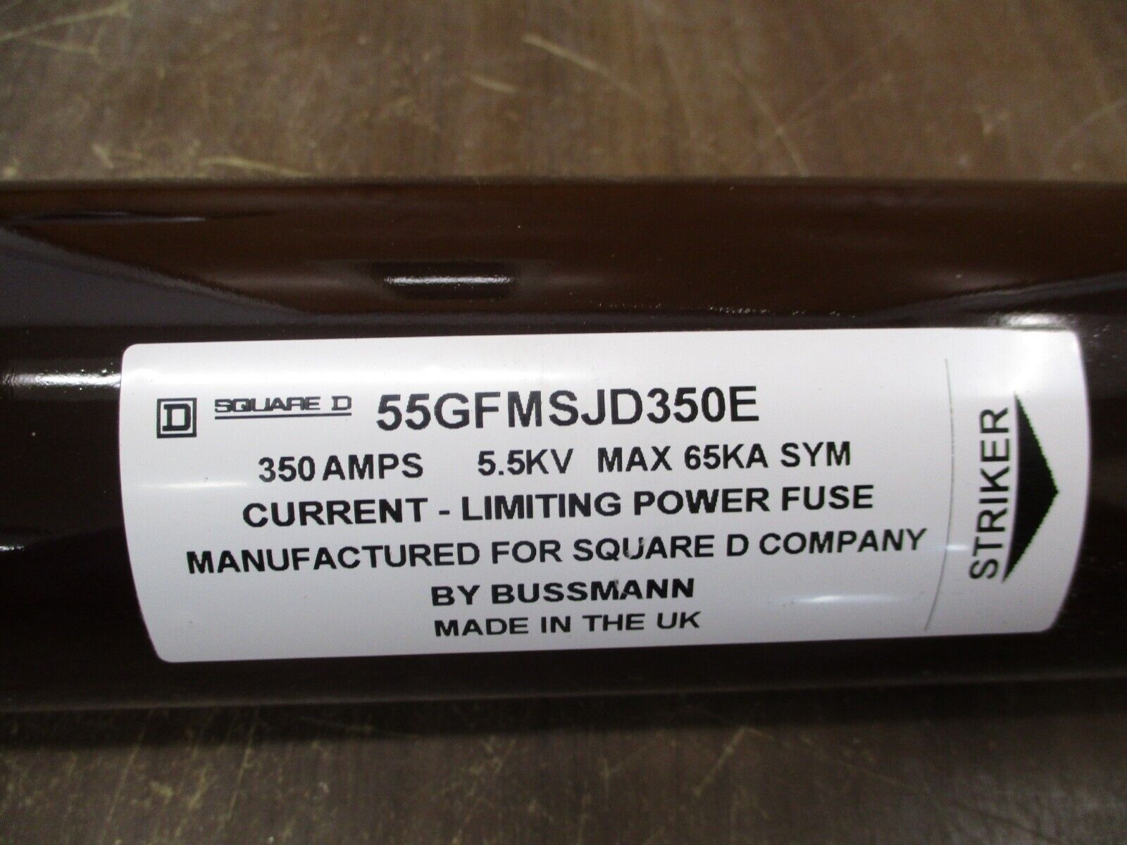 Square D Fuse 55GFMSJD350E 350A 5.5kV Used