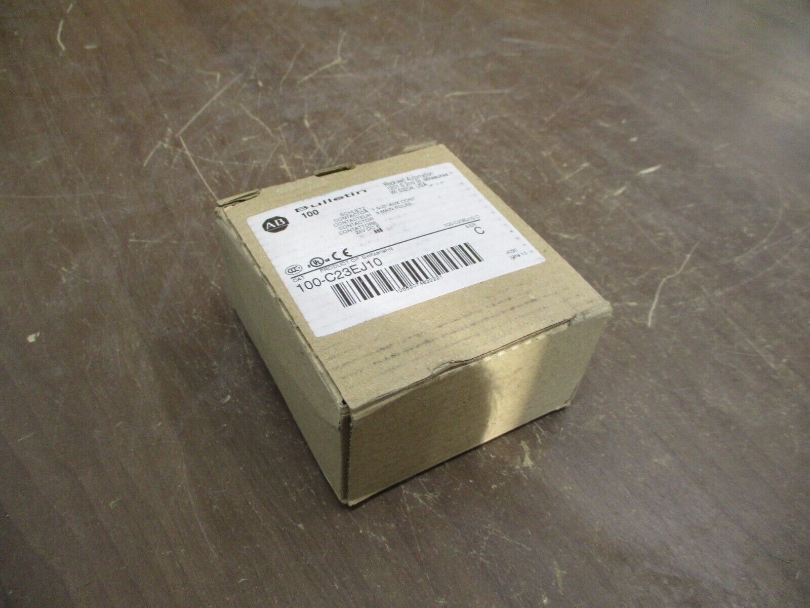 Allen-Bradley Contactor 100-C23EJ10 Ser. C 24VDC Coil *Chipped* New Surplus