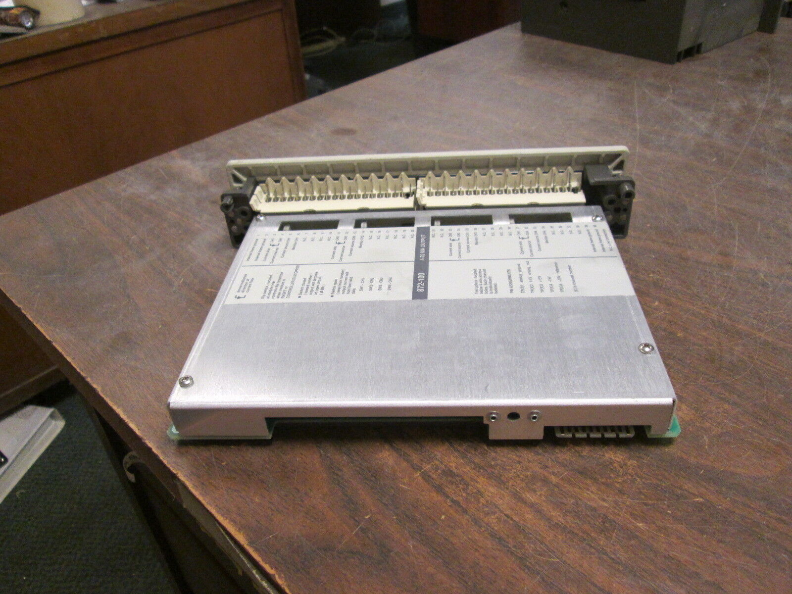 Modicon Analog Output Module AS-B872-100 Rev. J 4-20mA 4ch Used