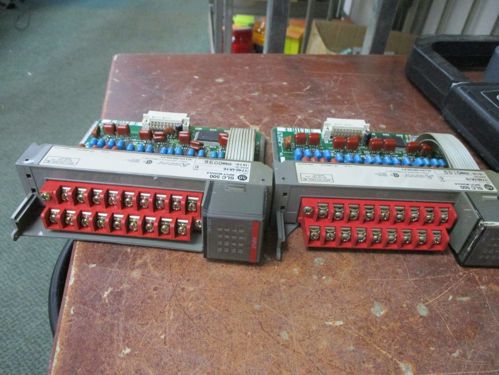 Allen-Bradley SLC500 Input Module 1746-IA16 Ser.C Input: 85-132VAC 50/60Hz Used