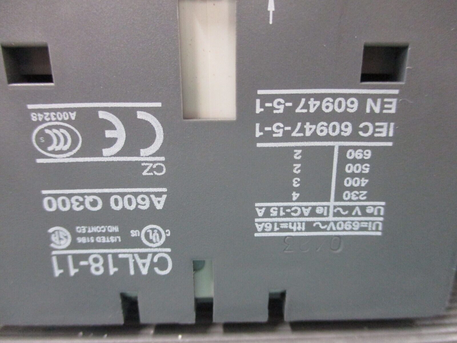 ABB Contactor AF400-30 600V 550A 100-250V AC/DC Coil Used