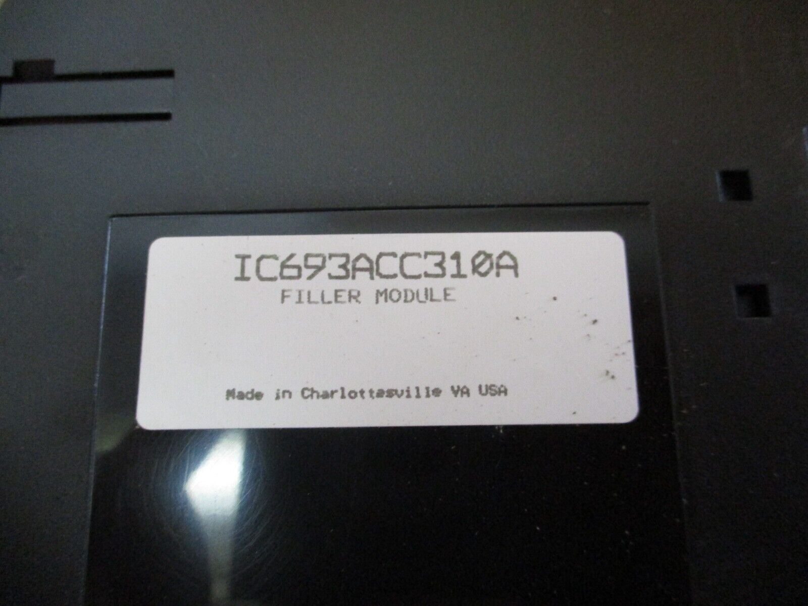 GE Fanuc Filler Module IC693ACC310A Used