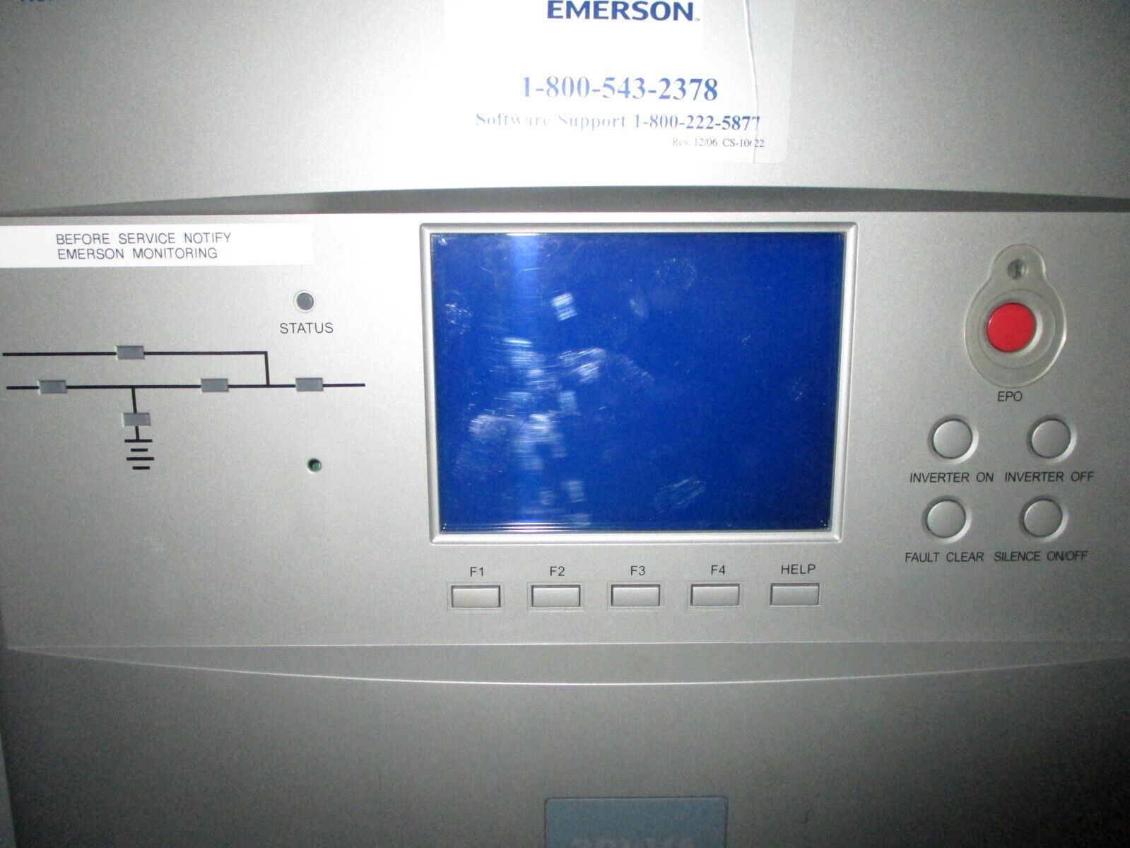 Emerson Liebert NXB 30 UPS 38SA030C0CHR 30KVA 24kW *Bent Key* Used