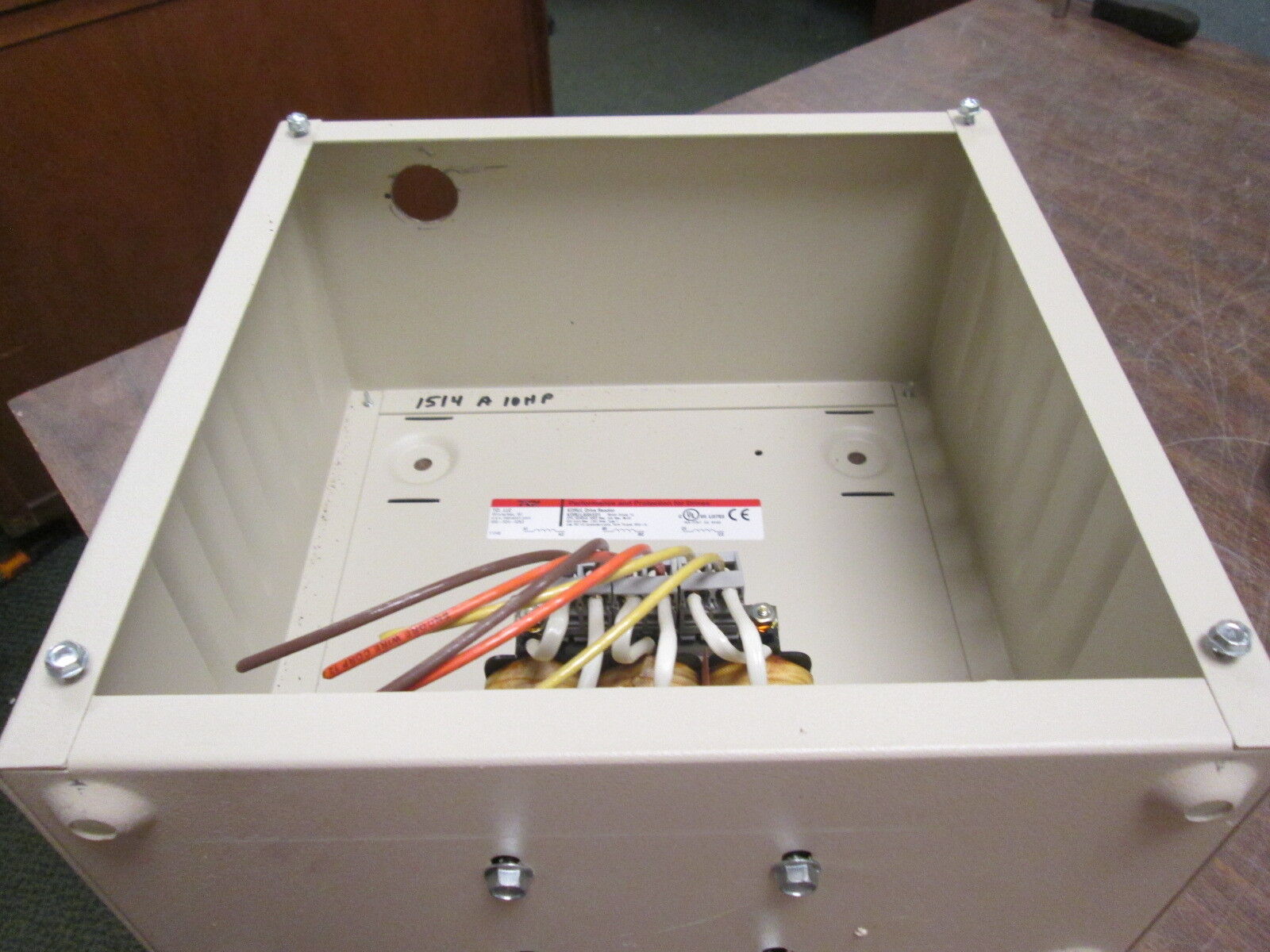 TCI KDRUL Drive Reactor KDRULA5HE01 Motor Amps: 14 3Ph 50/60Hz 14A Used