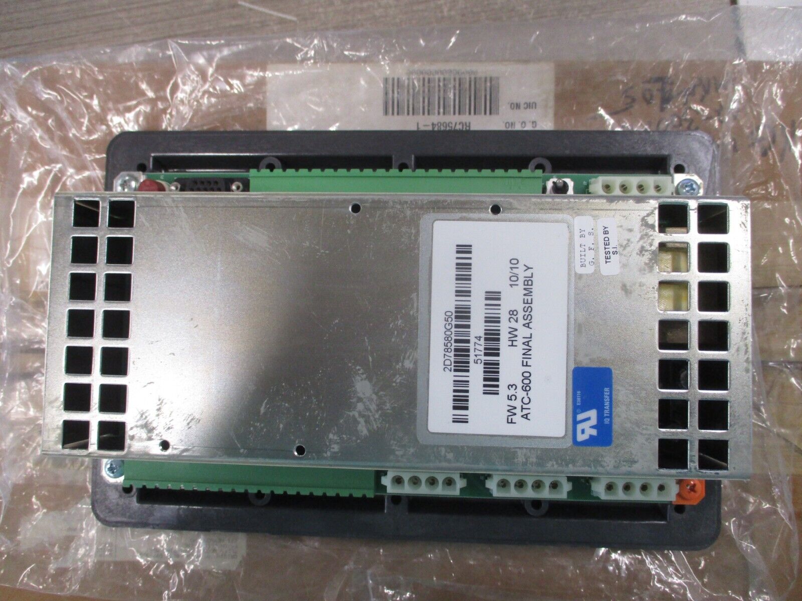 Eaton ATC-600 Automatic Transfer Switch Controller 8160A00G03 New Surplus