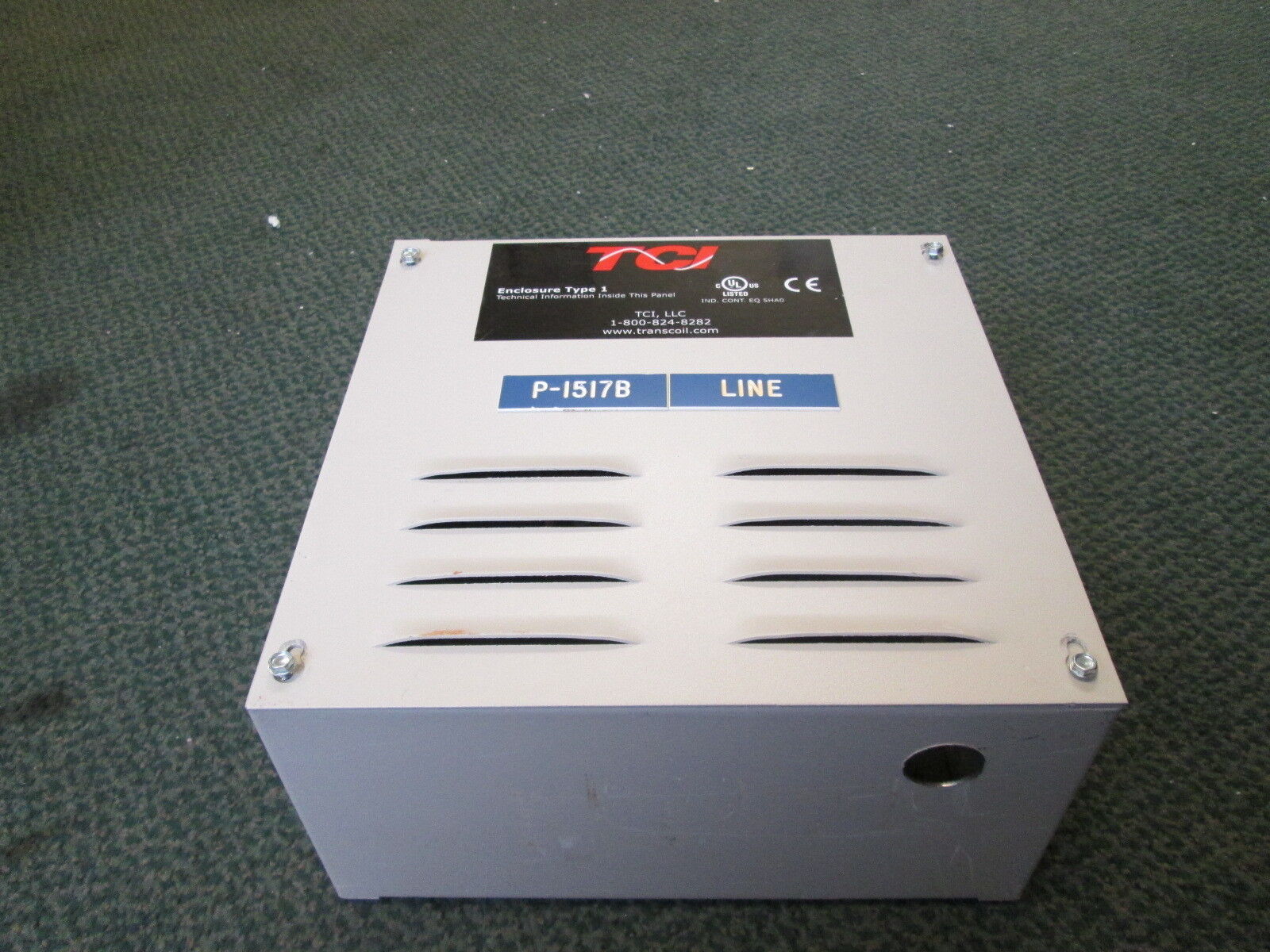 TCI KDRUL Drive Reactor KDRULB2HE01 Motor Amps: 21 3Ph 50/60Hz 600V 27A Used