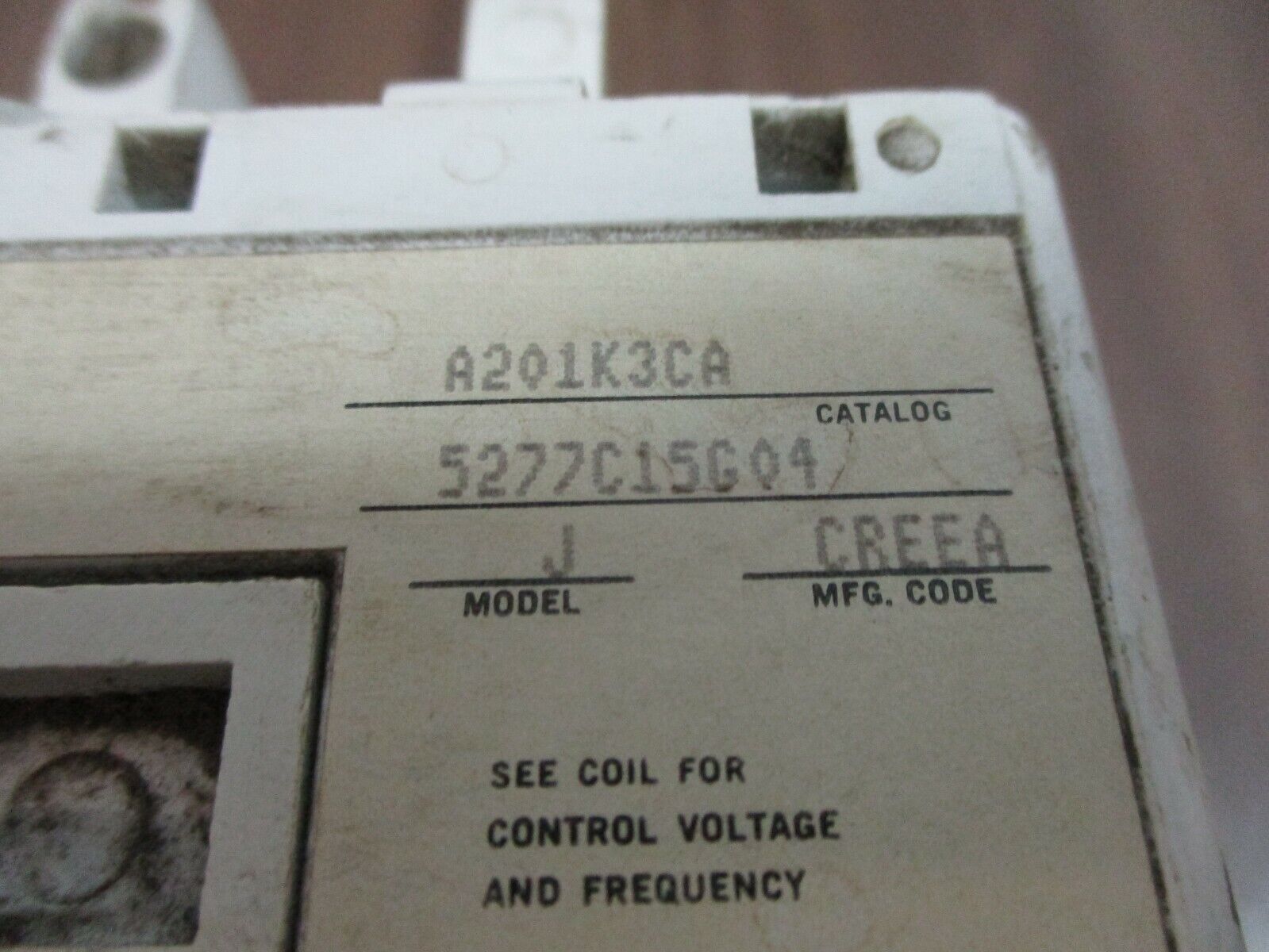 Westinghouse Size 3 Contactor A201K3CA 120V Coil 90A *Chipped Corner* Used