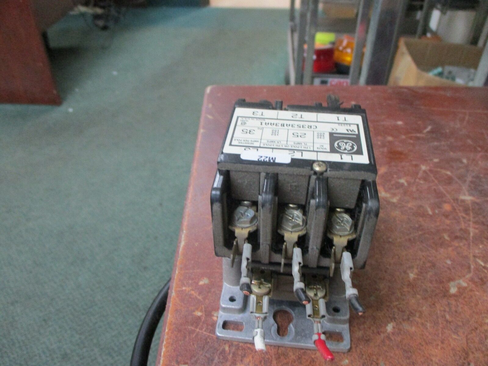 GE Contactor CR353AB3AA1 25A 600V 120V Coil Used