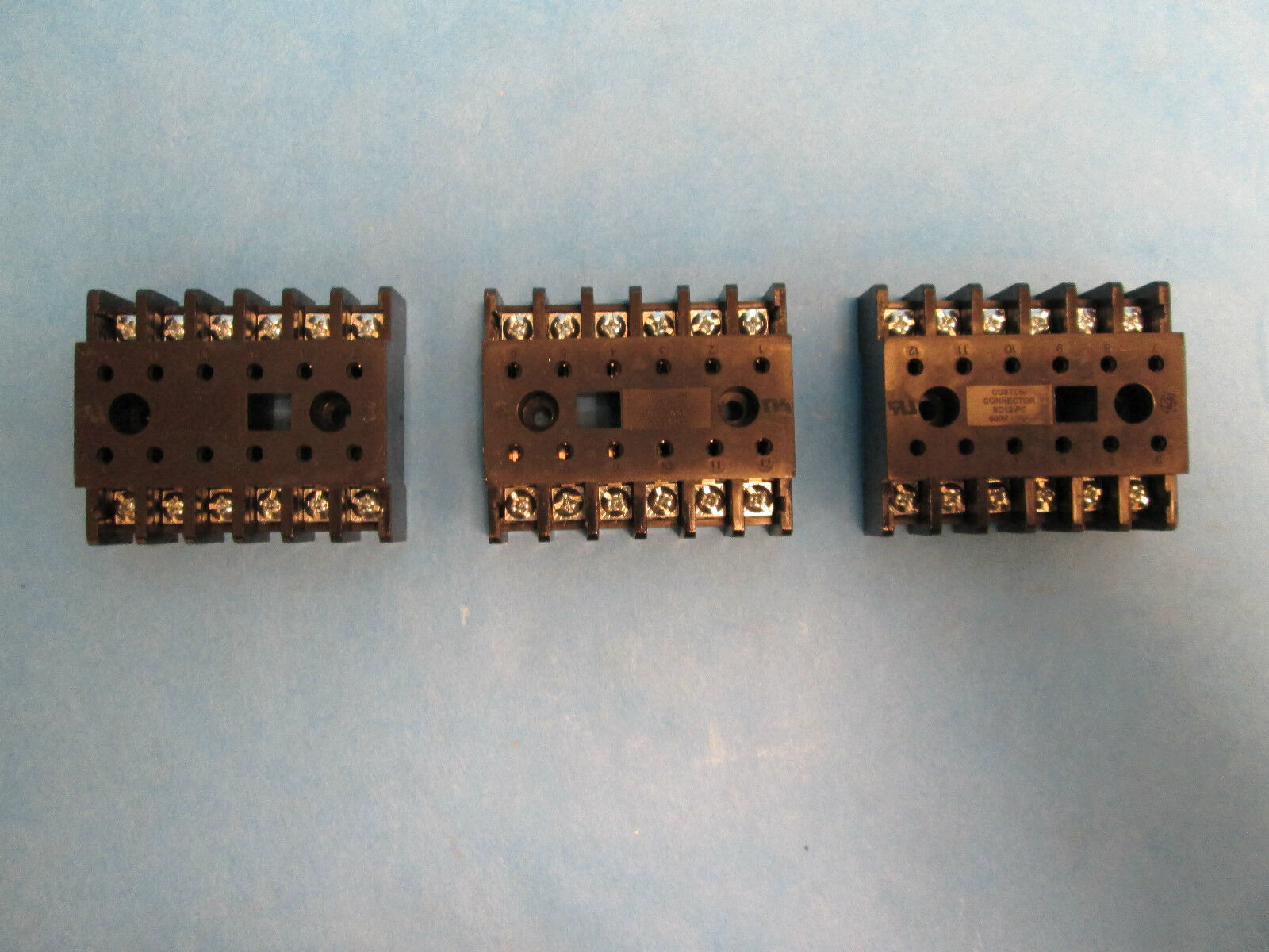 Custom Connector 10A 600V SD12 Set of 3! New Surplus!