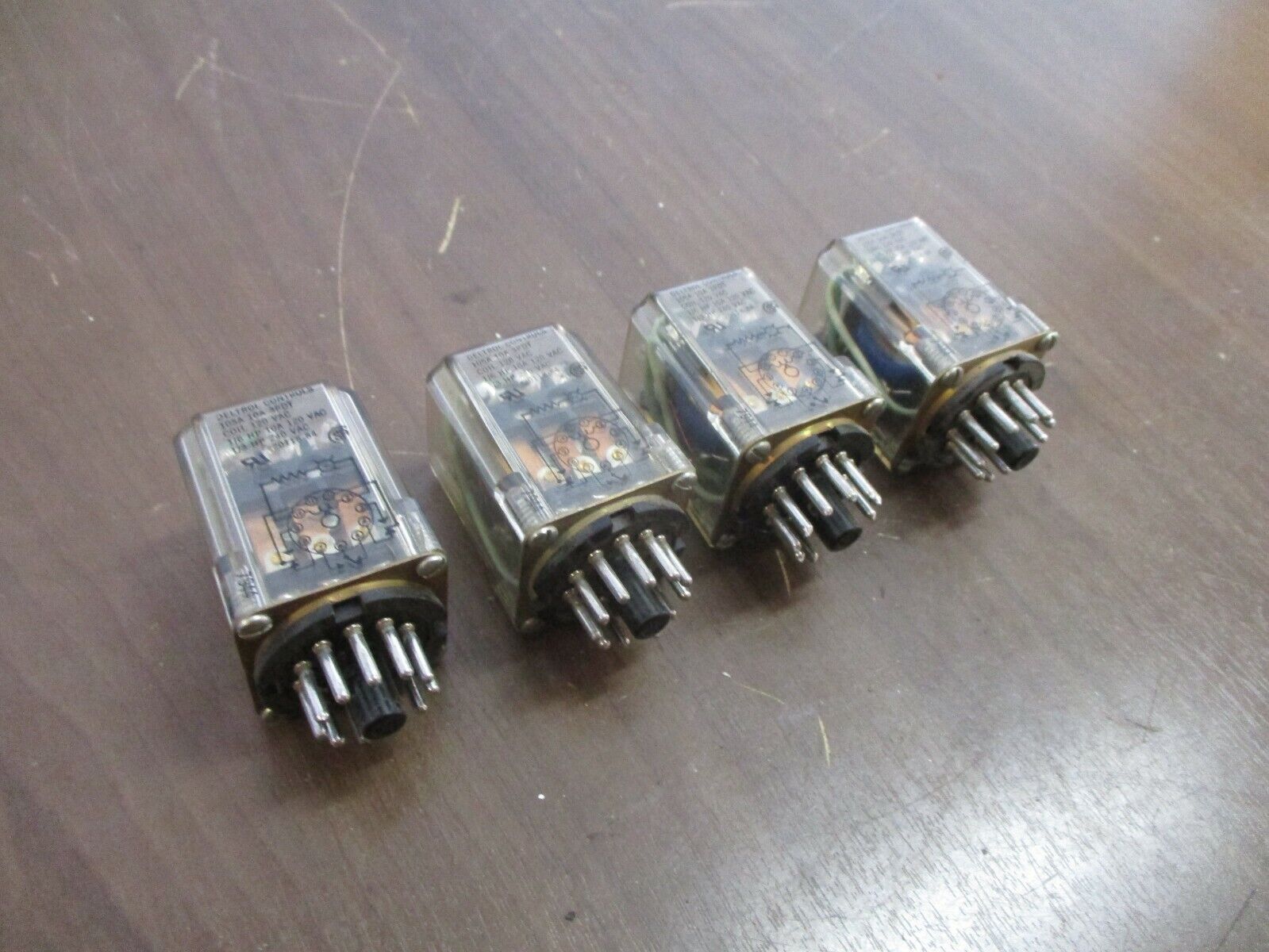 Deltrol Controls Relay 105A 10A 3PDT 120V Coil *No Base* *Lot of 4* Used