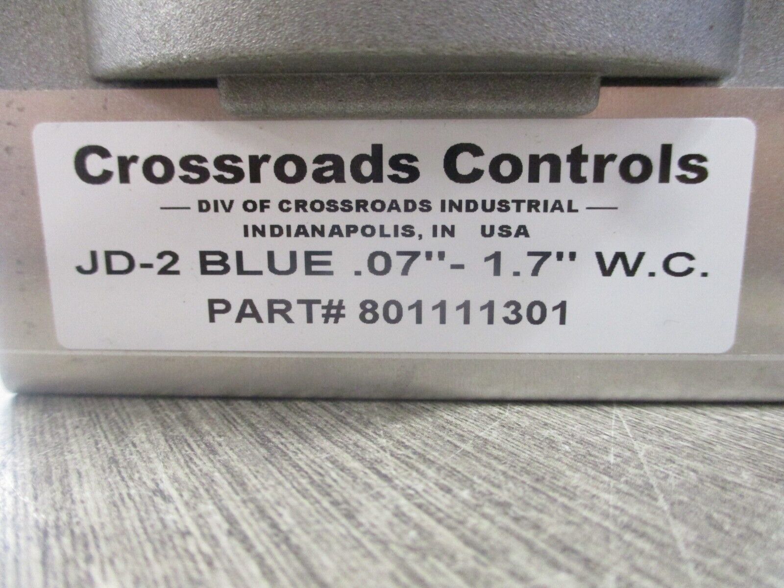 Crossroads Controls JD-2 Blue Pressure Switch 801111301 *No Box* New Surplus