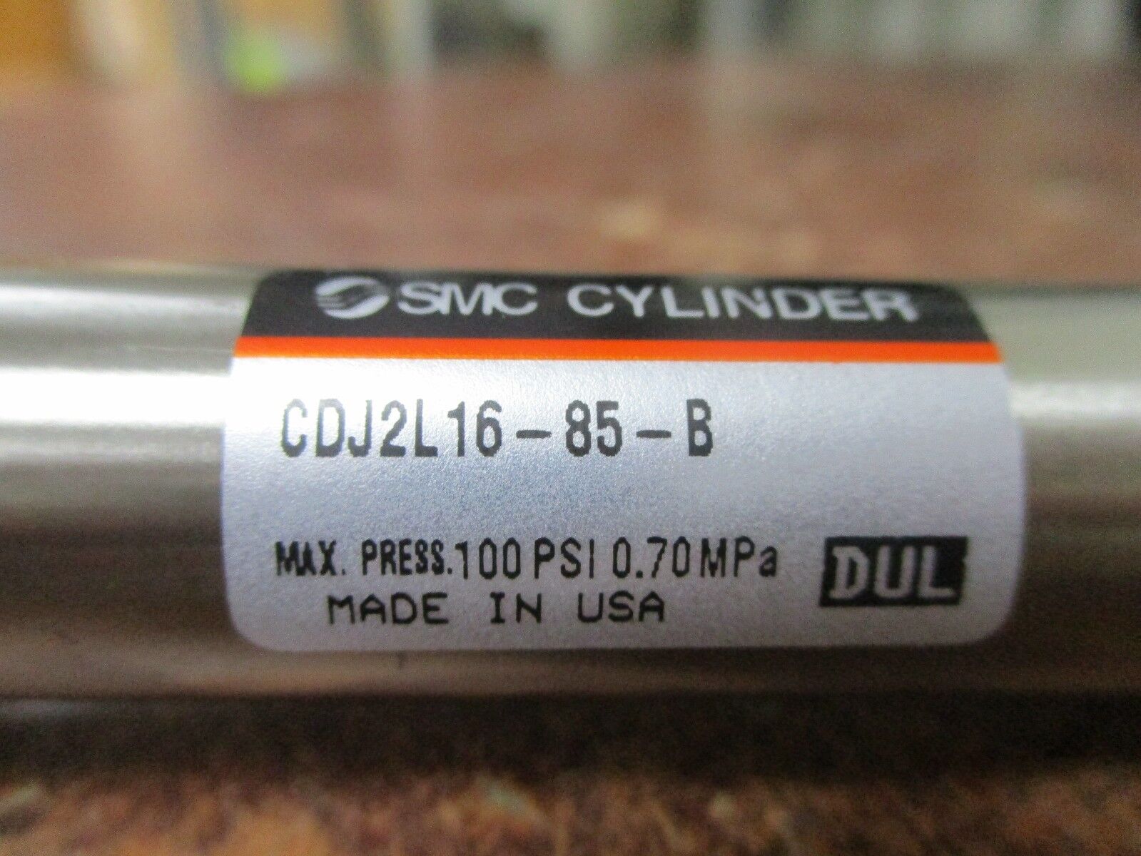 SMC Cylinder CDJ2L16-85-B 100PSI Used