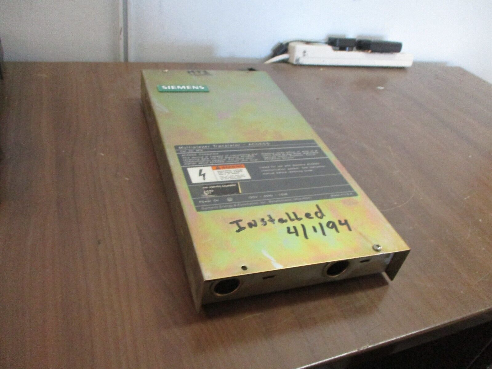 Siemens Multiplexer Translator MTA 120V 60Hz 1.5VA Used