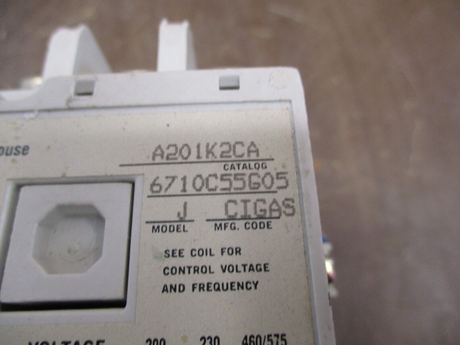 Westinghouse Contactor A201K2CA 120V Coil 45A Used
