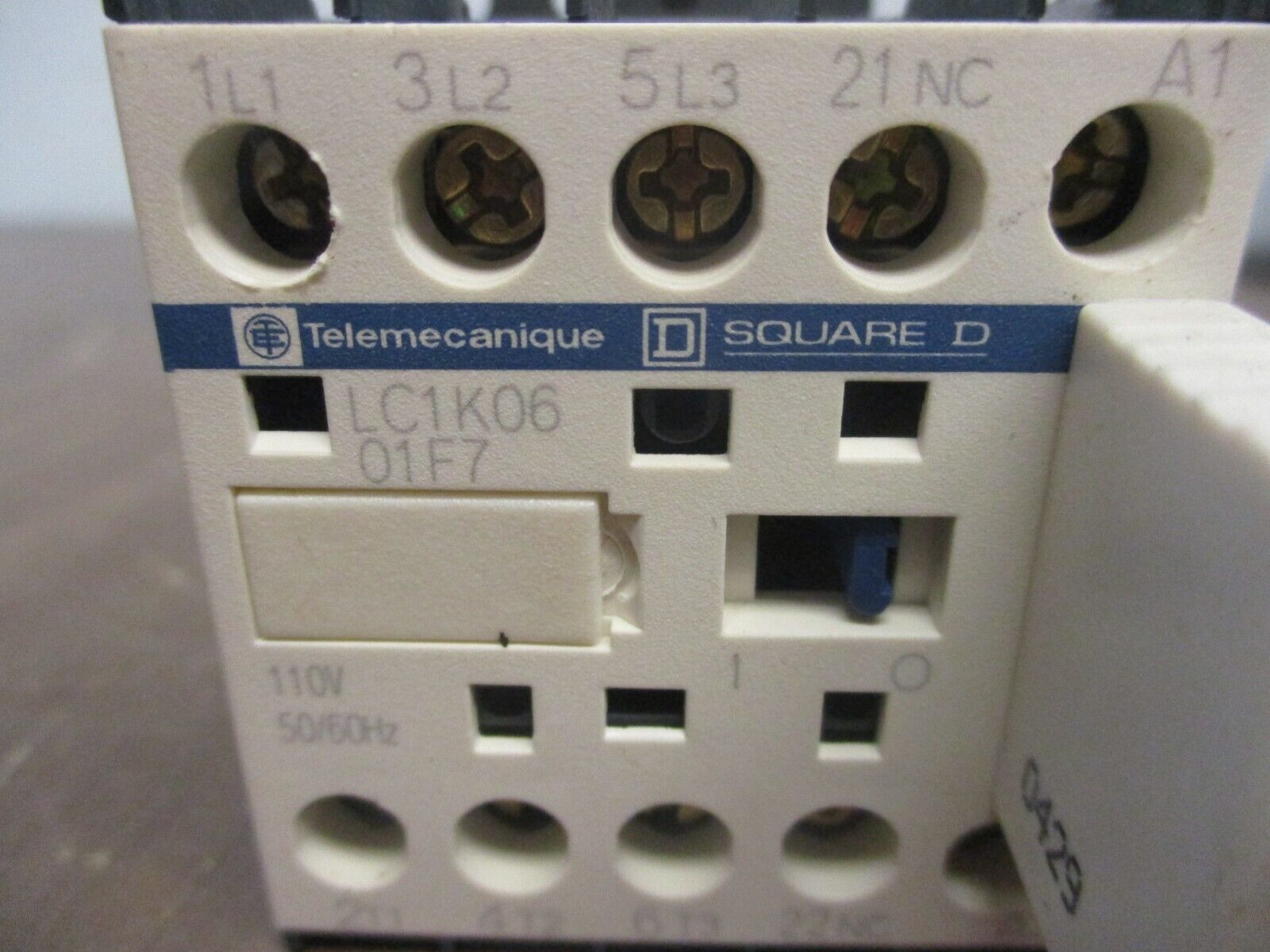 Square D Contactor LC1K06 01F7 110V Coil Used w/ Suppressor Module