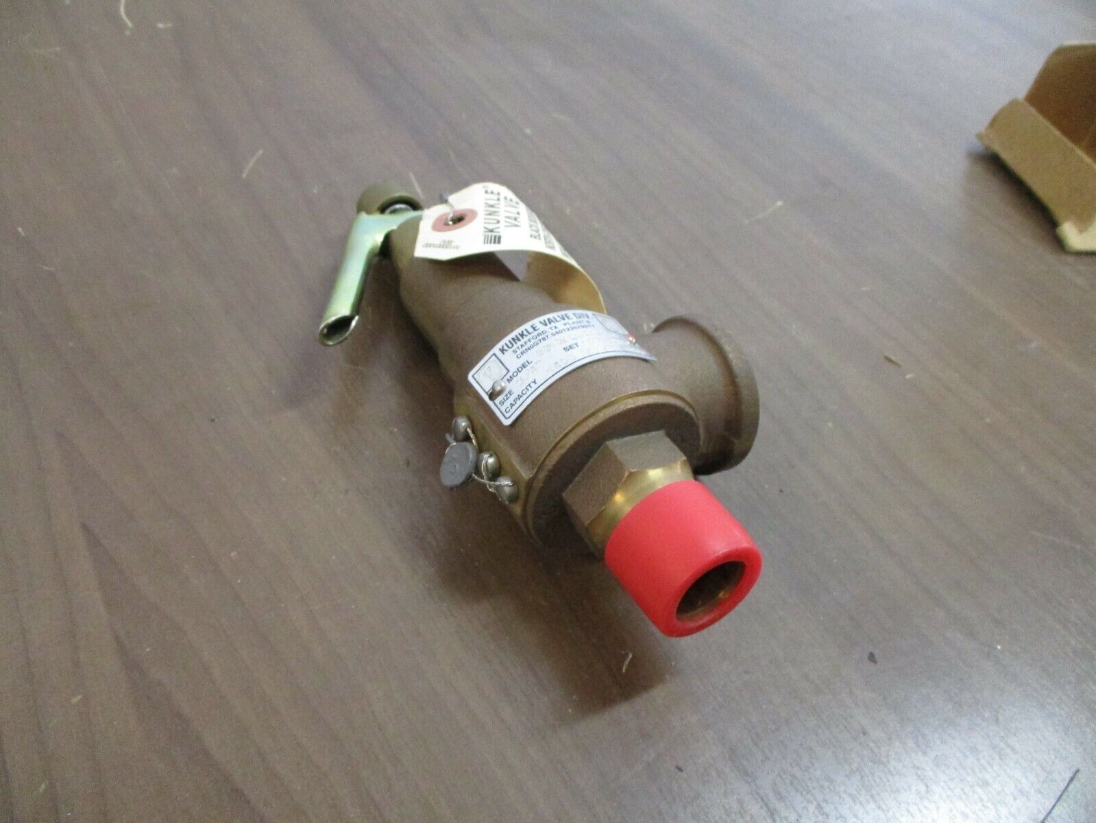 Kunkle Safety Relief Valve 6010EDM01-AM Size: ¾" Set: 125PSIG New Surplus