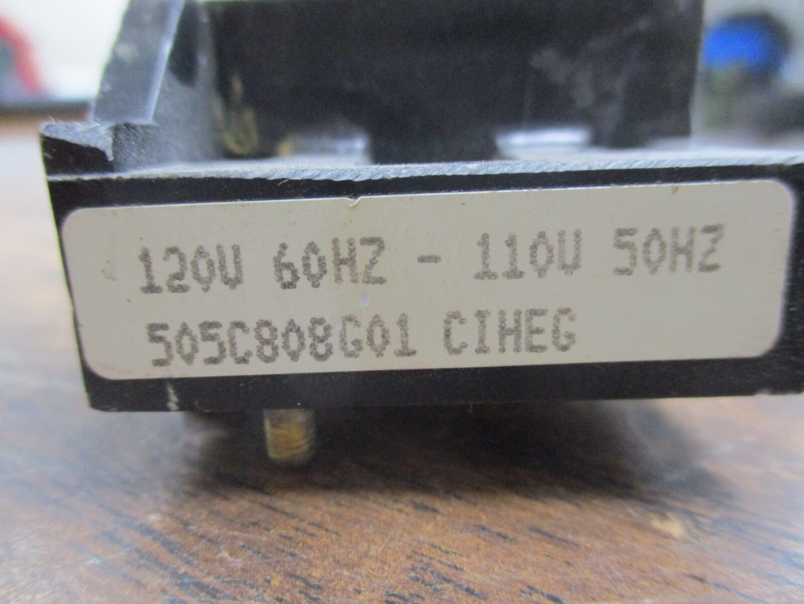 Cutler-Hammer Magnetic Coil 505C808G01 120V@60Hz 110V@50Hz Used